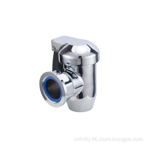 2" K Series Compression Draw-Off Valve,Brass Material With Chrome Coating